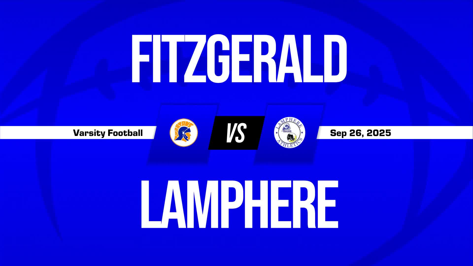 Football Game Preview: Fitzgerald Spartans vs. Warren Woods-Towe