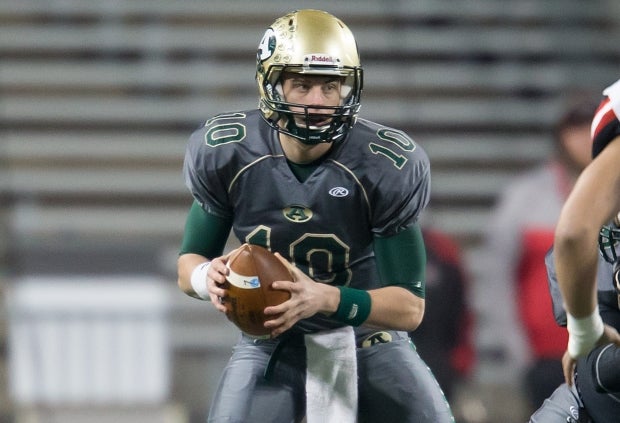 Joe Burrow in action during Ohio's 2014 Division III state championship game.