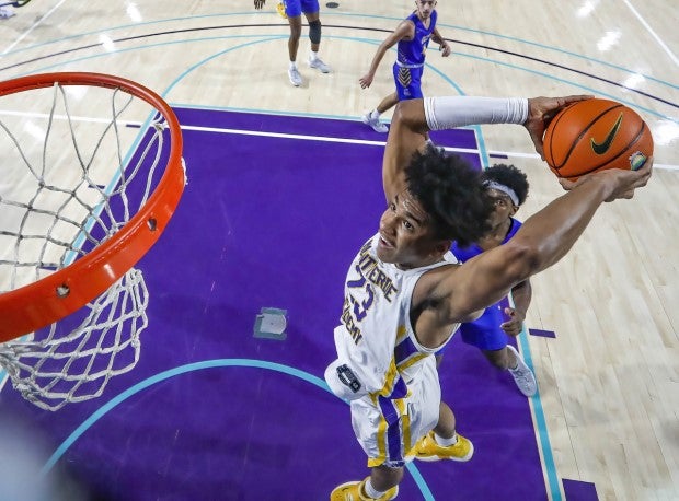 Five-star Texas signee Dillon Mitchell (23) looks to lead Montverde Academy (FL) to its sixth GEICO Nationals title.