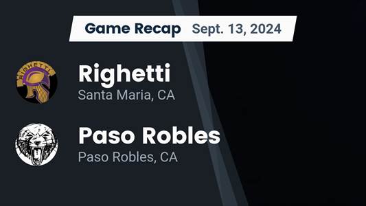 Football Game Preview: Righetti Hits the Road