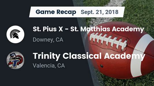 Football Game Preview: Trinity Classical Academy vs. Fairmont Pr