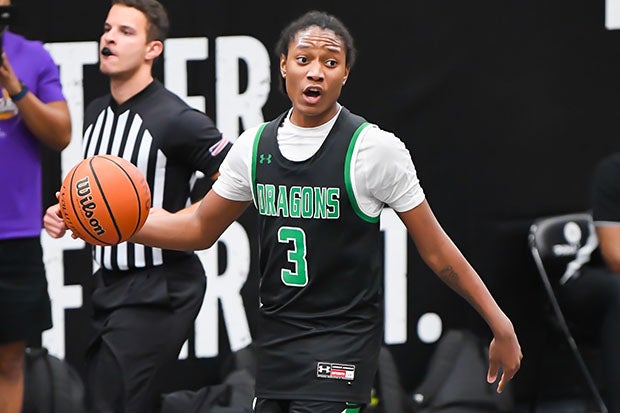 TyTy Washington in action against Prolific Prep during a February game.
