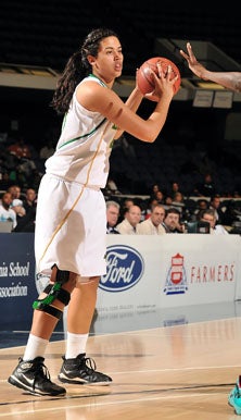Justine Hartman could be a difference-
maker after missing last year's game.