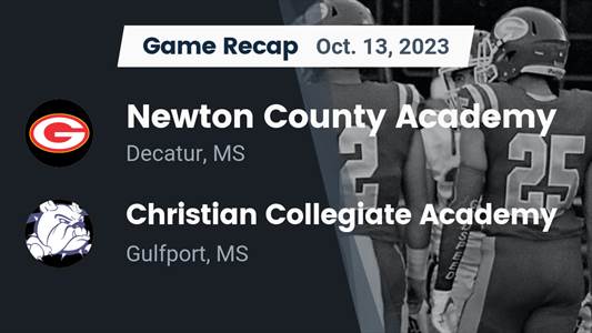 Football Game Recap: Newton County Academy Generals vs. Christian Collegiate Academy Bulldogs