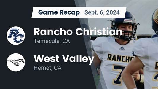 Football Game Preview: Rancho Christian Heads Out
