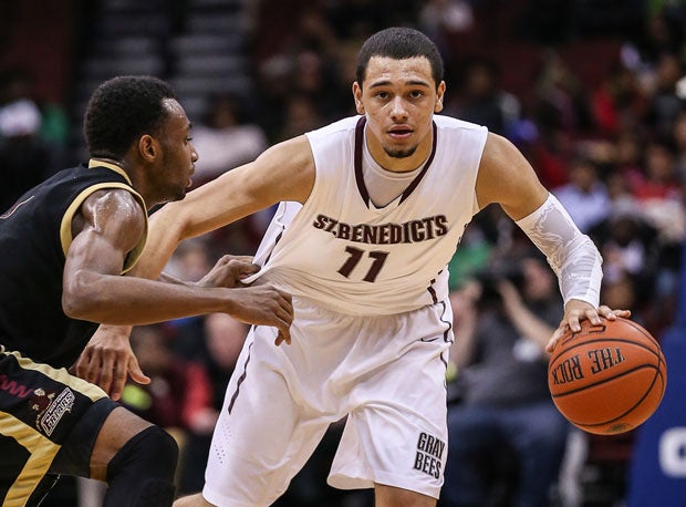 Tyler Ennis helped St. Benedict's Prep snap St. Anthony's 83-game win streak Friday night at the Newark National Invitational.
