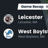 Football Game Recap: Leicester vs. Prouty