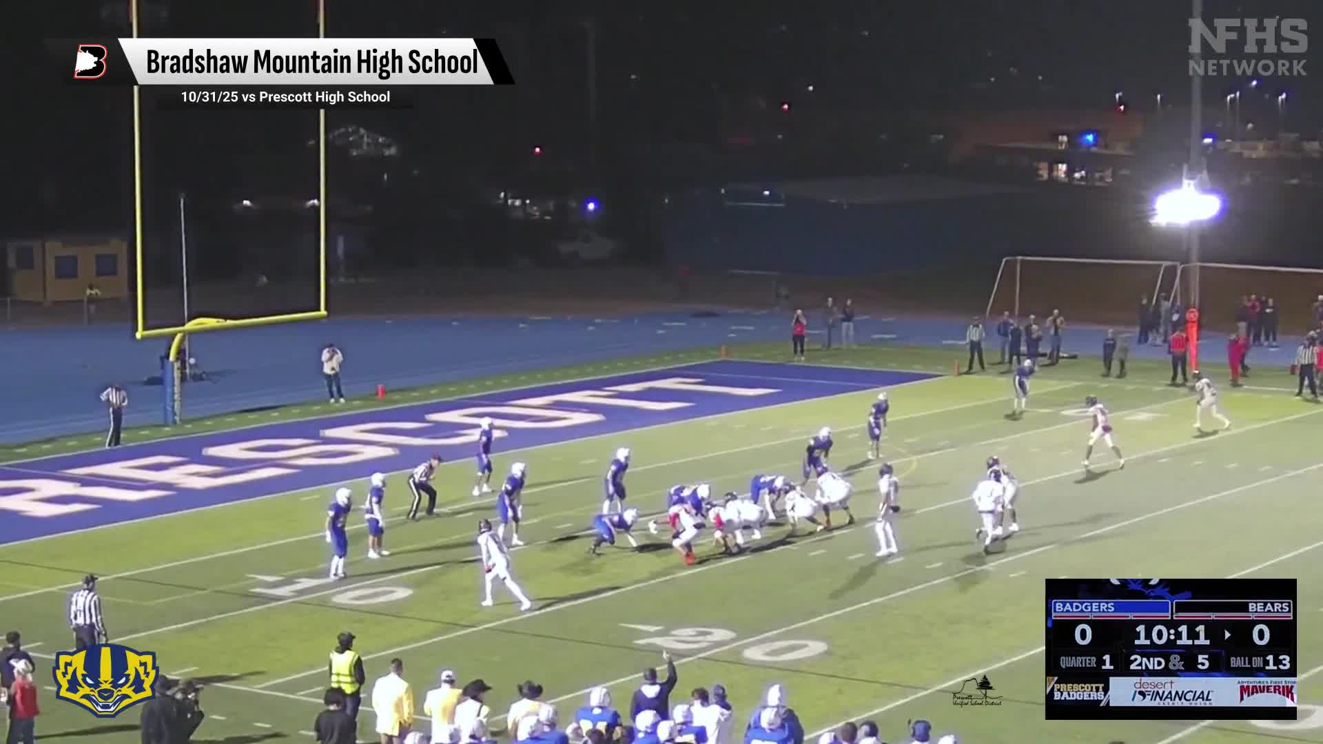 Football Game Preview: Bradshaw Mountain Bears vs. Coconino Panthers + How To Watch