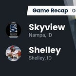 Football Game Recap: Shelley Russets vs. Skyview Hawks