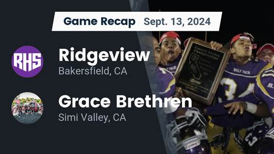 Football Recap: Ridgeview Takes a Loss