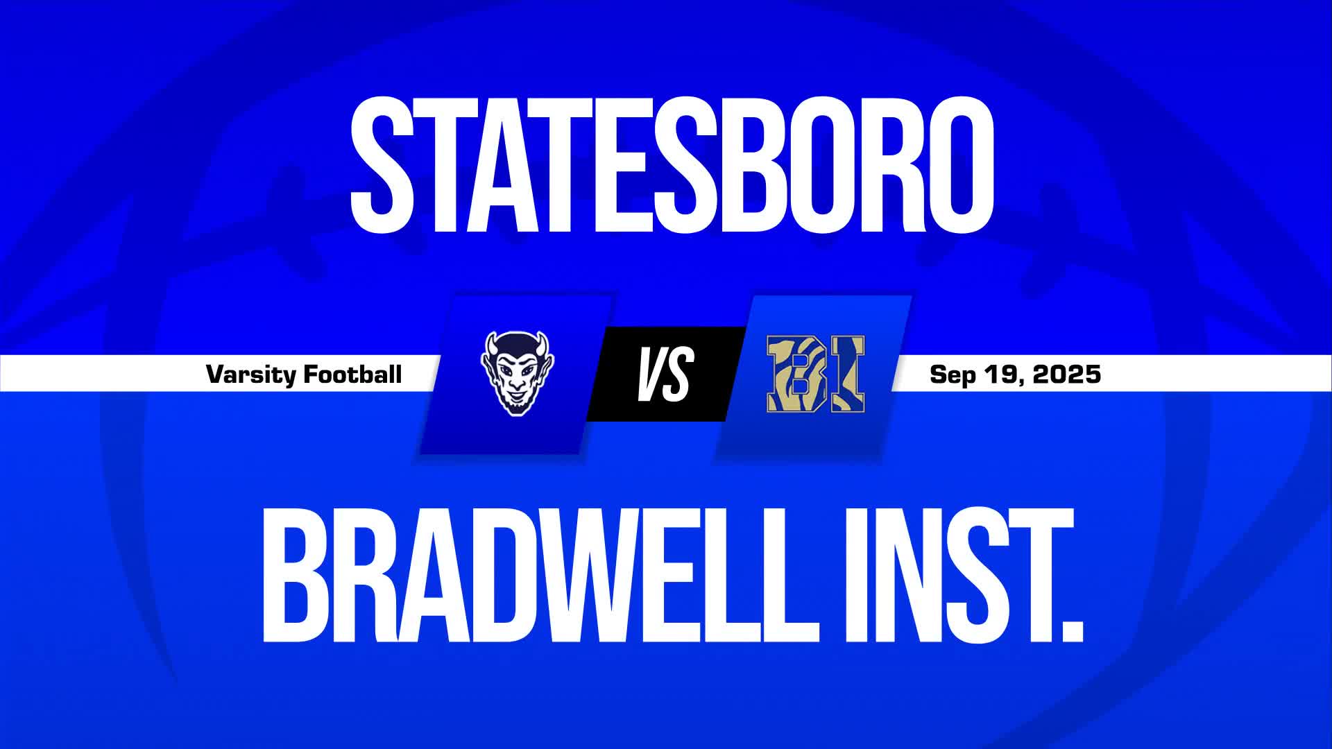 Football Recap: Bradwell Institute Sets Scoring Season-High Against Greenbrier