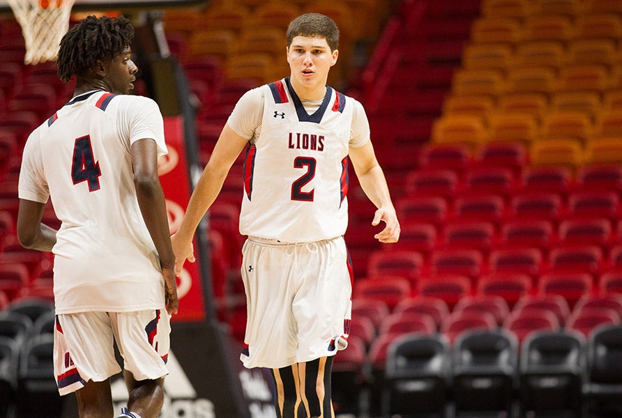 Pictured here during his days at Westminster Academy in Florida, Chase Johnston sparked a huge win for No. 12 seed High Point over No. 5 Wisconsin in the first round of the NCAA Tournament on Thursday. (PHOTO: Richard Ta)