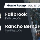 Football Game Recap: Fallbrook Warriors vs. Rancho Bernardo Broncos