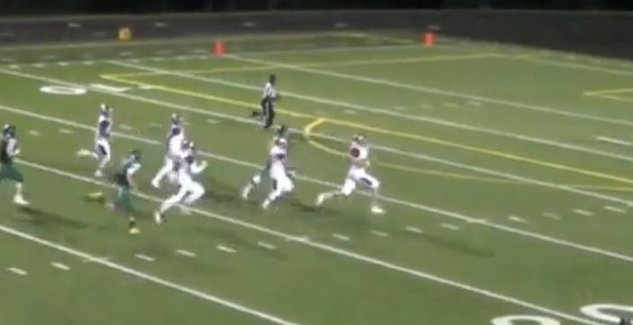 Watch this Virginia punter take a bad snap to the house