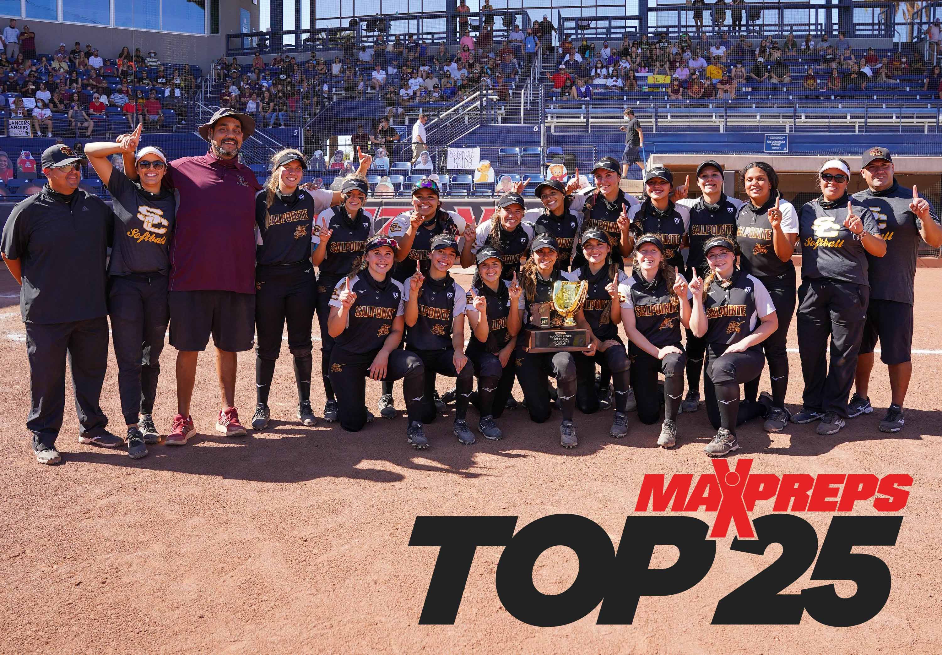 Salpointe Catholic celebrates its 4A title.