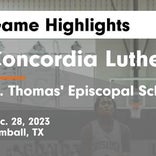 Basketball Game Preview: Concordia Lutheran Crusaders vs. St. Thomas Catholic Eagles