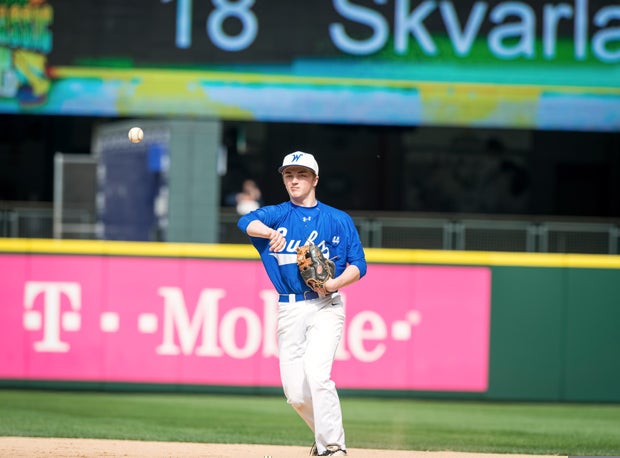 A West Seattle infielder cuts loose with a throw at Safeco Field.