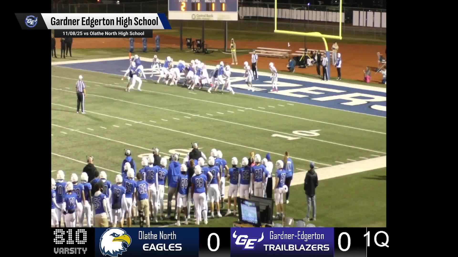 Football Recap: Friday's  Loss Ends Gardner-Edgerton's Winning Streak + How To Watch