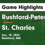 Rushford-Peterson piles up the points against Schaeffer Academy