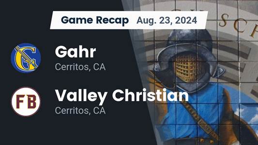 Football Game Recap: Gahr Takes a Loss
