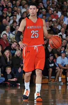 Winter Park's Austin Rivers scored 42 points in front of his dad at the City of Palms Classic in December.