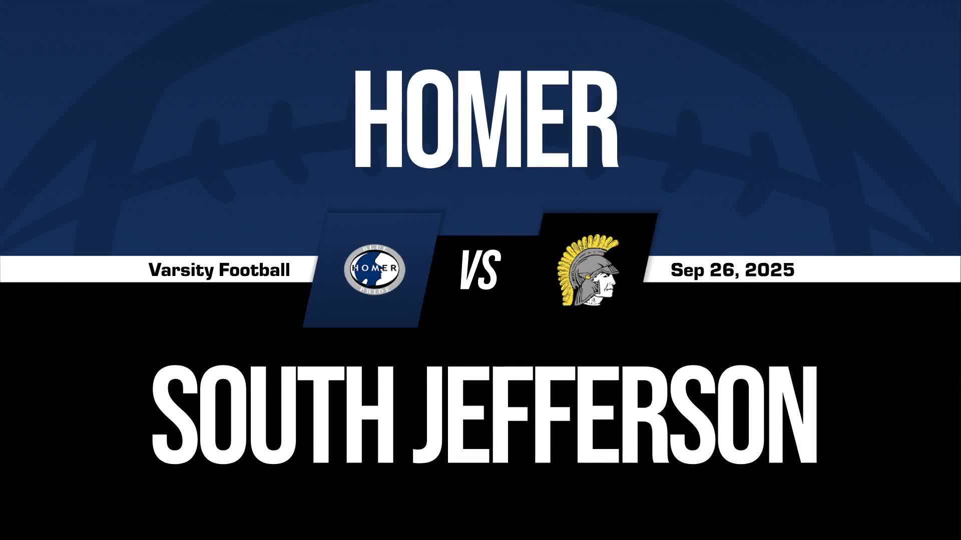 Football Recap: Homer's  Win  on Friday Extends Winning Streak to Four + How To Watch