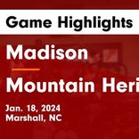 Jace Loven leads Mountain Heritage to victory over Draughn