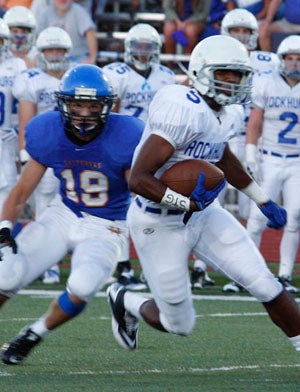Rockhurst running back Noah Pearl rushed for 191 yards. 