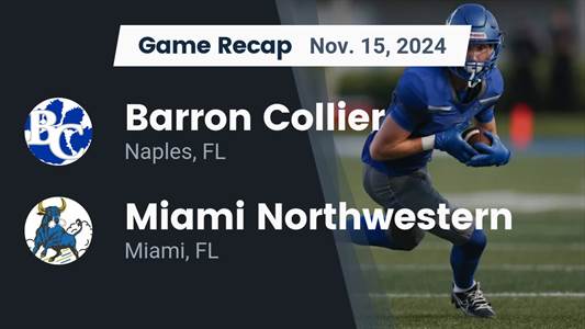 Football Recap: Northwestern Piles Up the Points Against Barron Collier