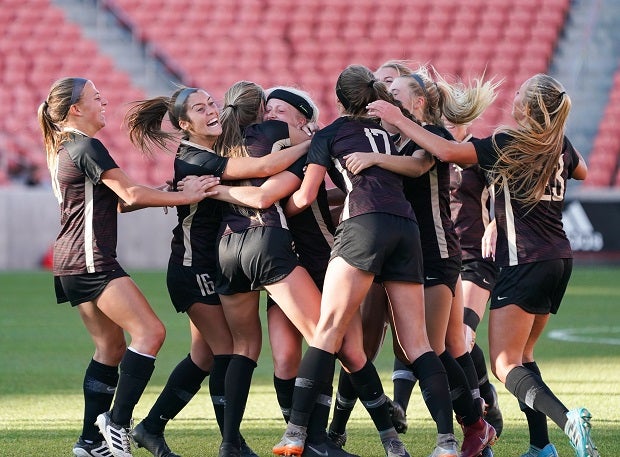 The Lone Peak girls soccer team took the 6A title.