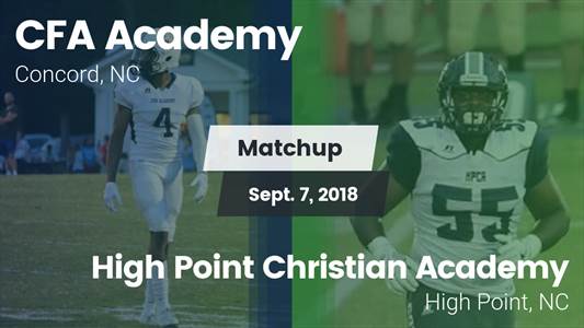 Football Game Recap: High Point Christian Academy vs. Concord First Assembly Academy