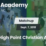 Football Game Recap: High Point Christian Academy vs. Concord First Assembly Academy