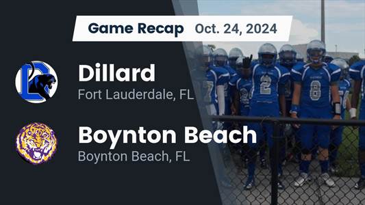 Football Recap: Boynton Beach Triumphs