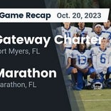 Football Game Recap: Marathon Dolphins vs. Gateway Charter Griffins