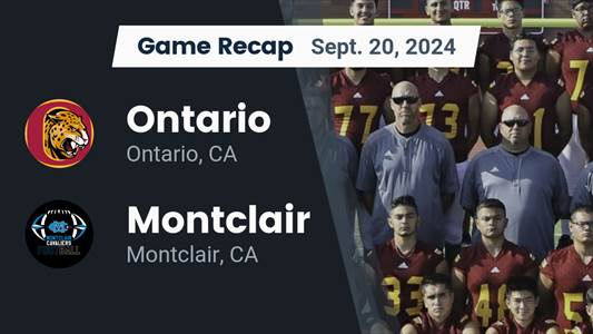 Football Recap: Montclair Comes Up Short Despite  Isaac Medina's