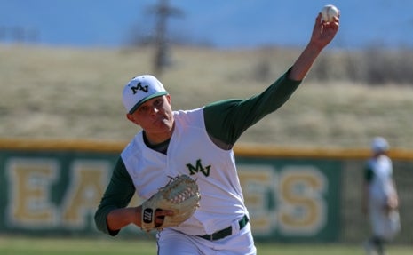 Pitcher Jack Liffrig is a big reason why Mountain Vista is the lone undefeated team in Class 5A this season. The senior is 7-0, and that record will be put to the test down the stretch as the Golden Eagles face top Continental League challengers Heritage and Douglas County.