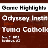 Basketball Recap: Dynamic duo of  Sadie Estes and  Amanda Wiley lead Yuma Catholic to victory
