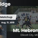 Football Game Recap: Mt. Hebron vs. Marriotts Ridge