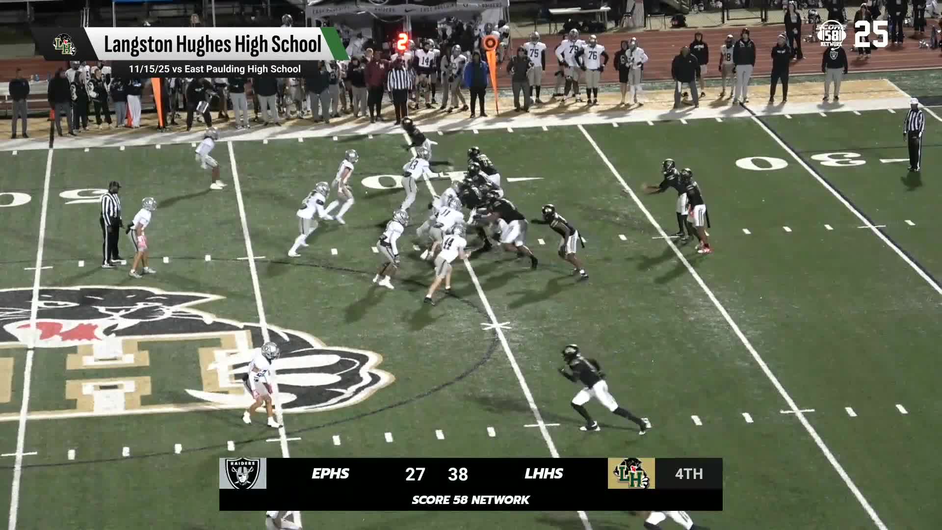 Football Recap: Langston Hughes'  Victory  on Friday Extends Winning Streak to 12 + How To Watch