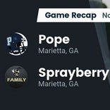 Football Game Recap: Pope Greyhounds vs. Sprayberry Yellow Jackets