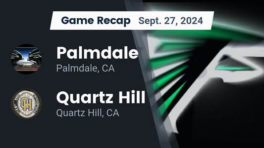 Football Recap: Quartz Hill Comes Up Short
