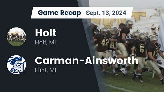 Football Recap: Ladon Hatcher Leads Holt to Victory over Carman-Ainsworth