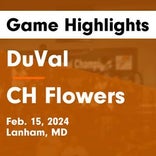 Basketball Game Recap: Flowers Jaguars vs. DuVal Tigers