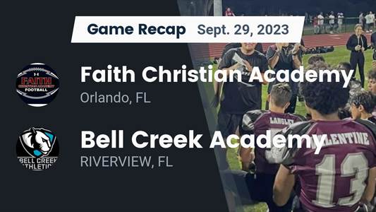 Trinity Christian Academy vs. Bell Creek Academy