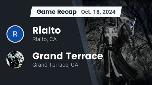 Football Recap: Rialto Drops Highest Score of Season Against Gra