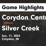 Corydon Central takes loss despite strong efforts from  Josie Vaughn and  Alyssa Groover