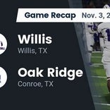 Oak Ridge vs. Willis