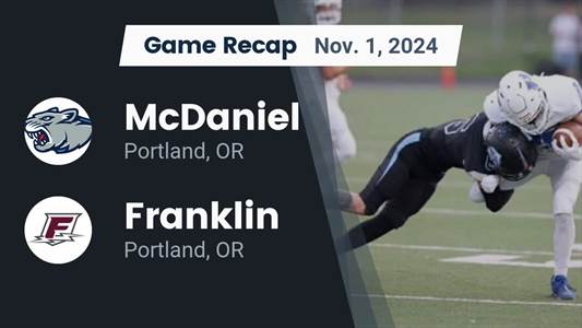 Football Recap: Jay Sayre Leads Franklin to Victory over Mcdanie