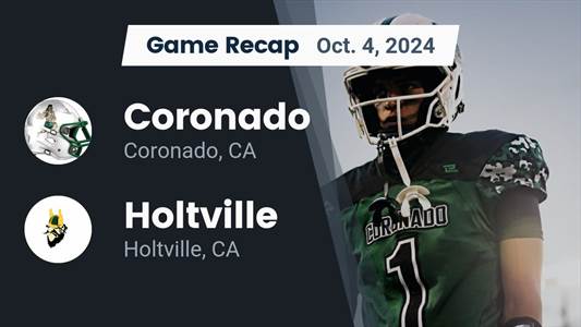 Football Game Preview: Coronado Islanders vs. Canyon Hills Rattl