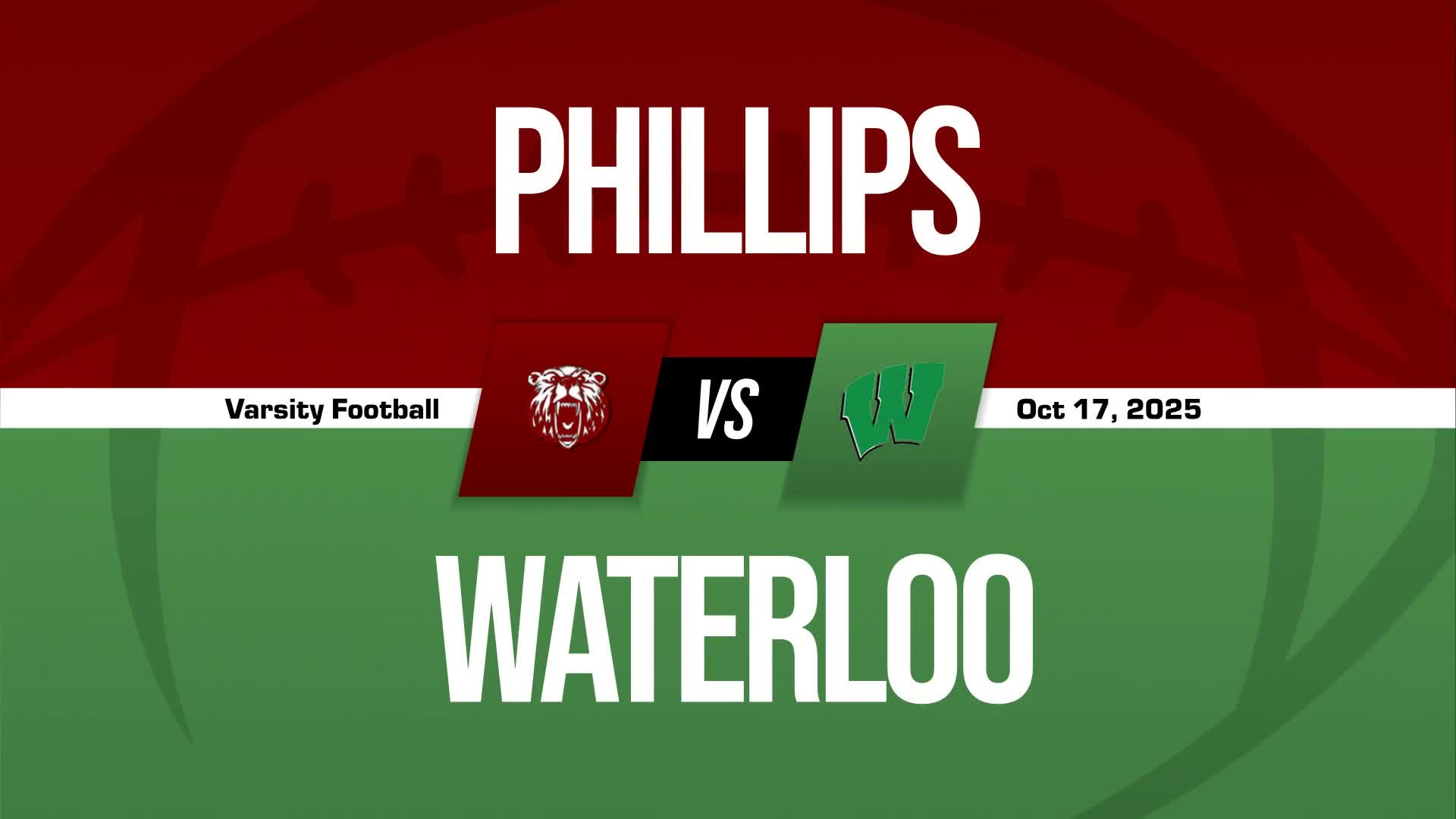 Football Recap: Waterloo Takes a Loss